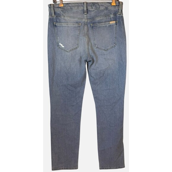 Joe's Jeans Women's 28 The Milla High Rise Straight Ankle Distressed Light Wash‎ - Picture 5 of 16